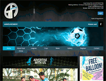 Tablet Screenshot of goalarena.sg
